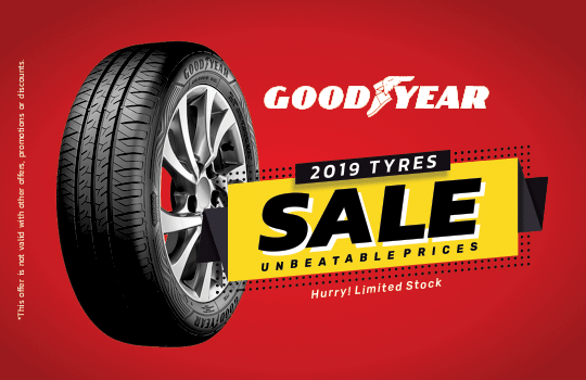 Goodyear Tyres Online available in Singapore